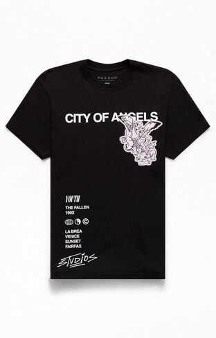 PacSun Men's City of Angels T-Shirt in Kuwait