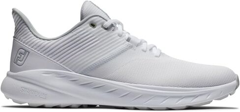 FootJoy Men's FJ Flex Golf Shoe, Heather Grey/Black, 10.5 in Saudi Arabia