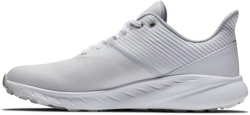 FootJoy Men's FJ Flex Golf Shoe, Heather Grey/Black, 10.5 in Saudi Arabia