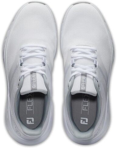 FootJoy Men's FJ Flex Golf Shoe, Heather Grey/Black, 10.5 in Saudi Arabia