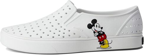 Native Shoes Jefferson Print Sneakers for Men, and Women - EVA Upper with Perforation Detailing, Slip-On Style, and Rubber Toe Milk Pink/Shell White/Marigold Men's 12, Women's 14 Medium in Saudi Arabia