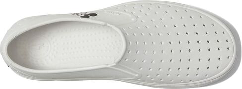 Native Shoes Jefferson Print Sneakers for Men, and Women - EVA Upper with Perforation Detailing, Slip-On Style, and Rubber Toe Milk Pink/Shell White/Marigold Men's 12, Women's 14 Medium in Saudi Arabia