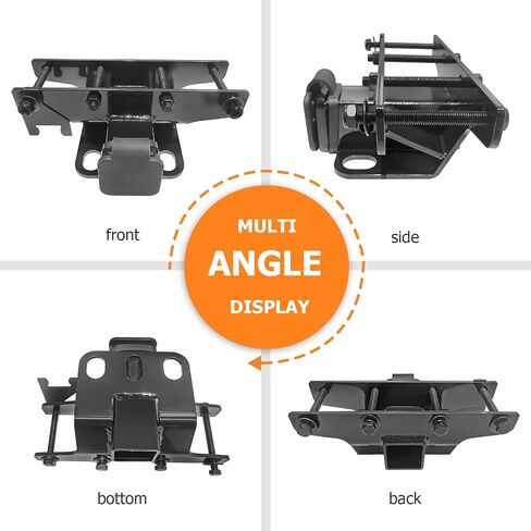 WeiSen 2" Rear Trailer Hitch Receiver Class 3 Towing Hitch & 4-Pin Trailer Wiring Harness Compatible with Jeep Wrangler JL/JLU 2018-2025 (Not Fit JK 2018 Models) in Saudi Arabia