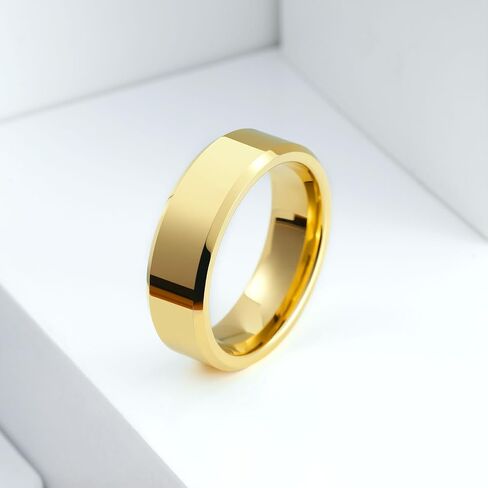 King Will BASIC Men Women 4mm/5mm/6mm/7mm/8mm Tungsten Rings Polished Wedding Band Engagement Anniversary Band Comfort Fit in Saudi Arabia