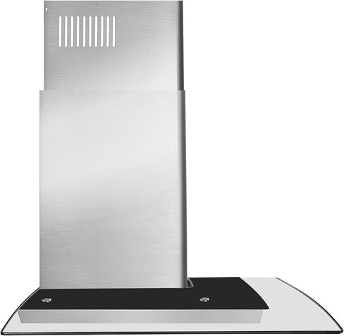COSMO 668AS900 Wall Mount Range Hood with 380 CFM, Ducted Exhaust Vent, 3 Speeds, Tempered Glass Hood, LCD Display Touch Control Panel in Stainless Steel (36 inch) in Saudi Arabia