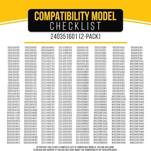 240351601 Fridge Door Shelf Replacement by PartsBroz - Compatible Gibson, Kenmore, Westinghouse, Frigidaire Replacement Parts - Replaces AP2115974 EA430027 PS430027 - Durable DIY Repair Part for Home in Kuwait