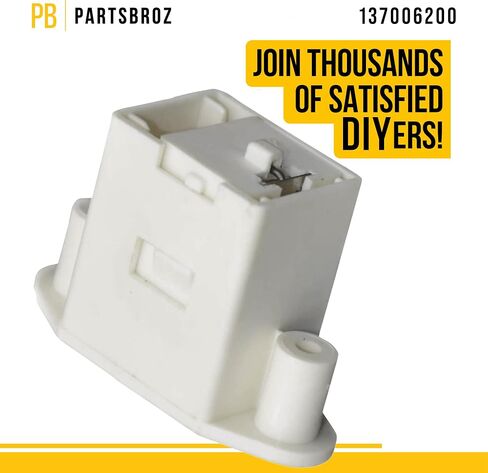 Upgraded 137006200 Washer Pedestal Latch by PartsBroz - Compatible Electrolux Frigidaire Washer Door Parts - Replaces AP4368805 AH2349356 PS2349356-1-1/2 Inches in Length, 2 Inches in Width in Saudi Arabia