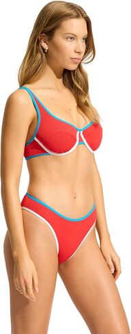 ترتفع ارتفاع الساق في Seafolly Women Thauge Bikini Bottom in Kuwait