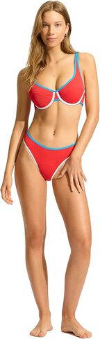 ترتفع ارتفاع الساق في Seafolly Women Thauge Bikini Bottom in Kuwait