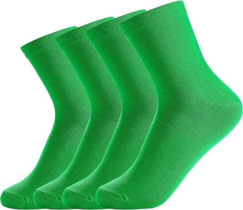 Azweiler Men's Quarter Length Crew Socks Cotton Made Athletic Breathable Socks Package of (Size7-11) (Orange) in Kuwait