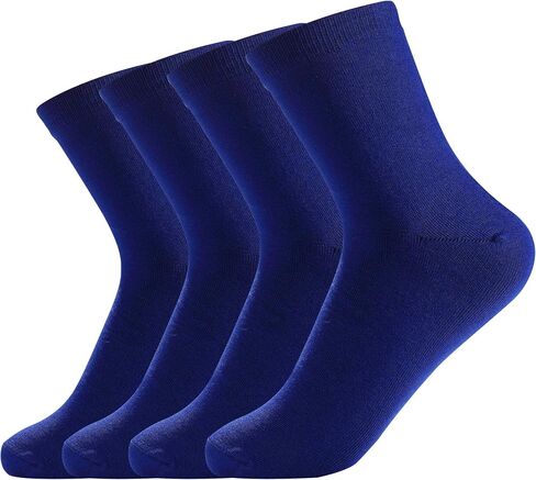 Azweiler Men's Quarter Length Crew Socks Cotton Made Athletic Breathable Socks Package of (Size7-11) (Orange) in Kuwait