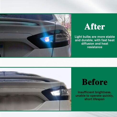 4PCS LED Reverse Lights, T15 4014 45SMD Back Up Light Turn Signal Bulb, Universal Car Accessories 6500K Super Bright Stop Light Bulbs Brake Lights Replacemnt for Cars Trucks RVs (Ice blue) in Saudi Arabia