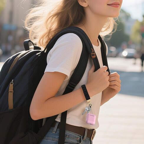 BATHRINS Wristlet Keychain,Cute Wrist Keychain Bracelet With 2 Keyrings And 1 D-Ring For Girl Men Women in Kuwait