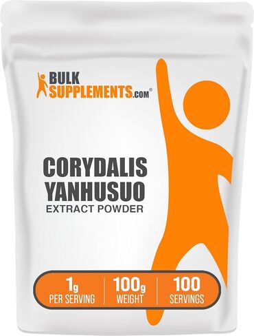 BulkSupplements.com Corydalis Extract Powder - Corydalis Root Extract, Corydalis Powder - Herbal Supplement, Vegan & Gluten Free, 1000mg per Serving, 250g (8.8 oz) (Pack of 1) in Saudi Arabia
