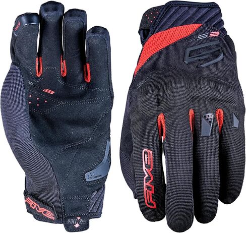 RS3 Evo Motorcycle Gloves for Men, Urban Riding Gloves for Motorcycle, Scooter and More – Black, Black-Red and Black-White, XS-3XL in Saudi Arabia