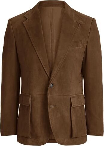 Suit for Men Suede Winter Jacket Slim Fit Single Breasted New in Suits & Blazers Mens Sport Coats Jacket in Kuwait