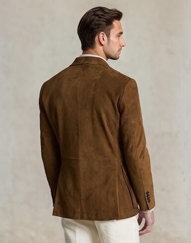 Suit for Men Suede Winter Jacket Slim Fit Single Breasted New in Suits & Blazers Mens Sport Coats Jacket in Kuwait