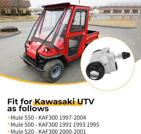 M Mati الأمامي اليسار يمين العجلة اسطوانة ملائمة لـ Kawasaki Mule 550 500 520 KAF300 1991-2004 43092-1057 in Saudi Arabia