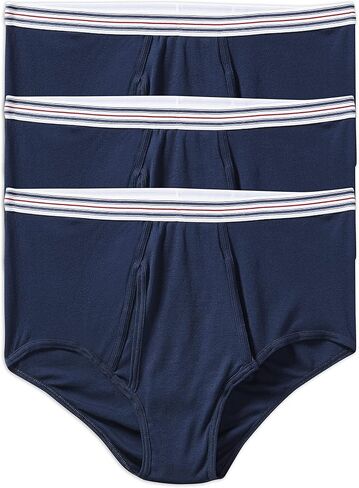 Harbor Bay by DXL Big and Tall Briefs, White XL, Pack of 3 in Kuwait