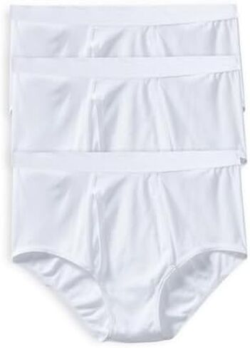 Harbor Bay by DXL Big and Tall Briefs, White XL, Pack of 3 in Kuwait