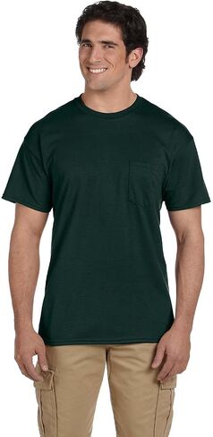 Gildan - DryBlend 50 Cotton/50 DryBlendPoly Pocket T-Shirt. 8300 in Saudi Arabia