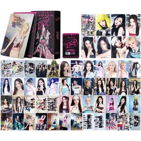 Baby-M Photocards 2025 New Album Lomo Cards,55PCS Baby-M Cards for Gift and Fans Collection (Black)