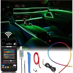 Alpena LED USB 45in Thin Beam Ambient Trim Light for Cars, Trucks, SUVs