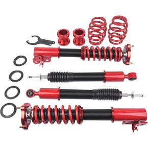GELUOXI Height Adjustable Coilover Suspension Shock Absorber Lowering Kit Replacement for 2006-2011 Honda Civic A-cura CSX Coilovers Springs Struts