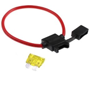 ZOOKOTO Inline Fuse Holder 20A,12 AWG Gauge Wire Car Auto Blade Fuse 20A Waterproof