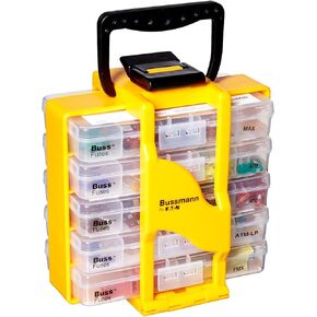 Bussmann Fuse -Caddy1 Automotive Fuse Lestortment - 5 Caddy ، 275 الصمامات - ATM ، ATM -LP ، ATC ، Max ، FMX ، 1 Pack