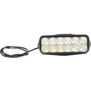 Light Bar for Ebike Headlight, ABS Bar Light for Ebike, 12v to 80v Electric Bike Headlight Wide Voltage for Motorcycle, Electric Bike, Tricycle, 4.5 x 1.7 x 1.8in