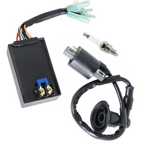 WFLNHB CDI BOX Ignition Coil Spark Plug Replacement for Polaris Sportsman Predator 90 2003 2004 2005 2006