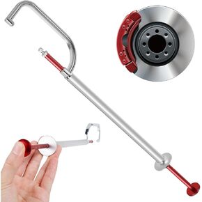 Accurately Measure Brake Disc Measuring Tool, Brake Disc Measuring Calipers, Aluminum alloy Thickness Measuring Ruler, Fast and Accurate Detection Ensure Safe Braking Performanc