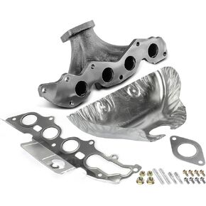 A-Premium Exhaust Manifold Kit W/Gaskets, Studs, Bolts, Nuts, Heat Shield [4Cyl 2.5L] Compatible with Ford Escape 2009-2012, Fusion 10-12, Transit Connect 10-13 & Mercury Mariner 09-11, Milan 10-11