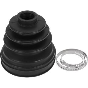 1 Set CV Joint Boot Kit for Mini Cooper 2007-2015 Inner Constant Velocity Joint Boot W/Clamps No.31607591694 Black Rubber
