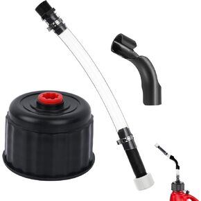 Gas Can, Racing Fuel Jug Hose Spout for VP Racing Fuel 3042 Replacement Jug Cap, Racing 5 Gallon Gas Cans, Gas Tanks, Hose Bender Creates the Ideal Bend for Your Fuel Hose