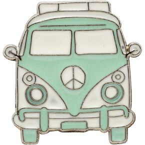 Knighthood Brooch Pin Classic Bus Van Lime Green Lapel Pin Badge