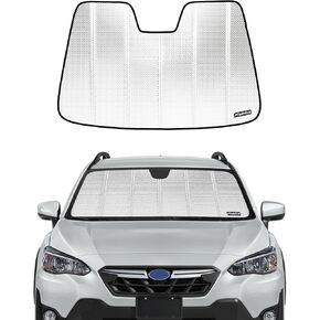 Windshield Sun Shade for Subaru Crosstrek 2024-2025; Subaru Impreza 2024-2025. Reflective Aluminum Film Front Window Sunshade - BLAZBLOCK