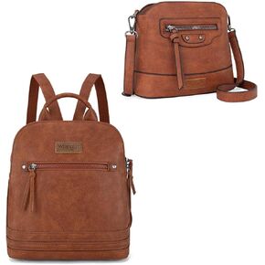 Wrangler Crossbody Bags for Women & Medium Backpack Purse for Women