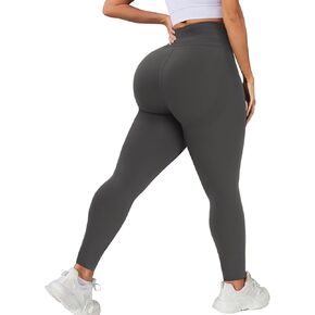 JGS1996 Plus Size Compression Leggings for Women Tummy Control High Waisted Butt Lifting Shapewear Leggings Workout Pants Gym