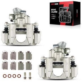 Torchbeam Rear Brake Calipers Set for Ford 2011-2019 Explorer, Ford 2013-2019 Taurus 3.5L, Ford 2010-2014 Flex, Lincoln 2010-2014 MKT, Rear Left and Rear Right Calipers Replace # 18B5263+18B5262