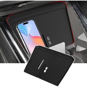Jaronx Compatible with BMW X3 G45 Wireless Charging Mat 2025, Anti-Slip Silicone Wireless Charging Pad Cover for BMW X3 Accessories 2025