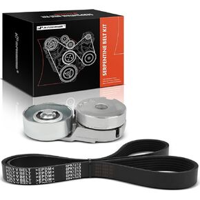 A-Premium Engine Serpentine Belt Drive Kit with Tensioner Compatible with Nissan Sentra 2007-2012 2.0L