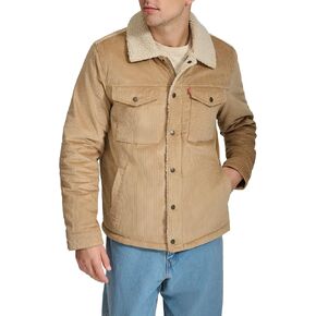 Levi's Men's Corduroy Sherpa Lined Trucker Jacket (Regular & Big & Tall Sizes)