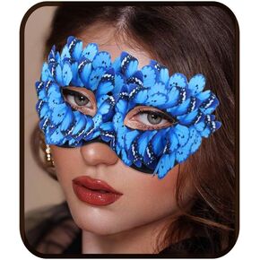قناع تنكر الفراشات للنساء قناع أزياء ألعاب العين لإكسسوارات تأثيري الحفلات