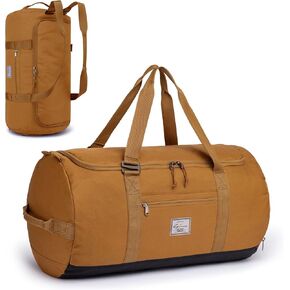 Lyweem Travel Duffel Bag for Men Duffle Bag Large Size for Women Weekender Overnight with Shoes Compartment Multifunctional Gym Bags 60L, Green