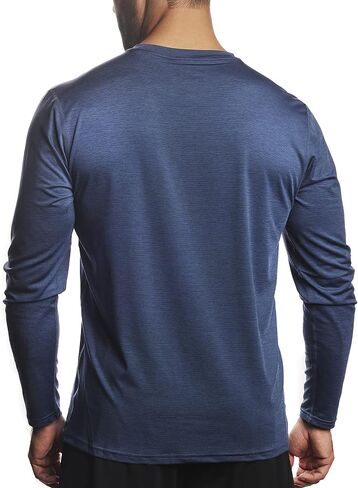 Arctic Cool Men's Crew Neck Instant Cooling Moisture Wicking Performance UPF 50+ Long Sleeve Sun Protection Shirt in Saudi Arabia