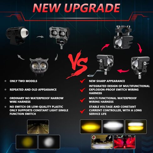 Warkance 2pcs 24W LED Auxiliary LED SPOTLIGHT FOGLALLE LIGHT FOGLAYS in Kuwait