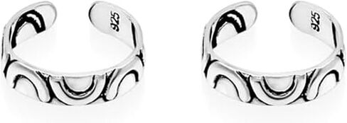 925 sterling Silver Ear Cuff - أقراط الكفة غير الثابتة القابلة للتعديل من النيكل والرصاص للنساء - مثالية للأصدقاء والأحباء المجوهرات التايلاندية in Kuwait