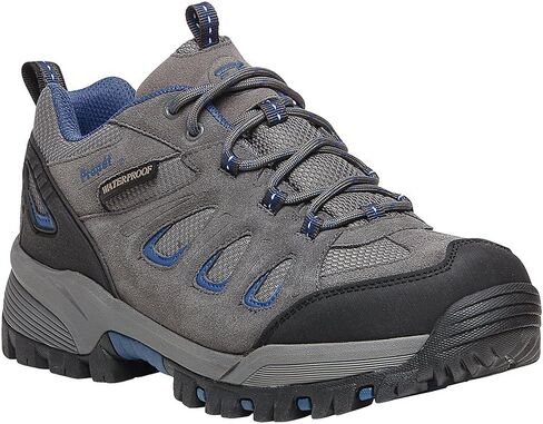 Propet Ridge Walker - Men's Orthopedic Waterproof Hi Gunsmoke/Orange - 15 Wide in Saudi Arabia